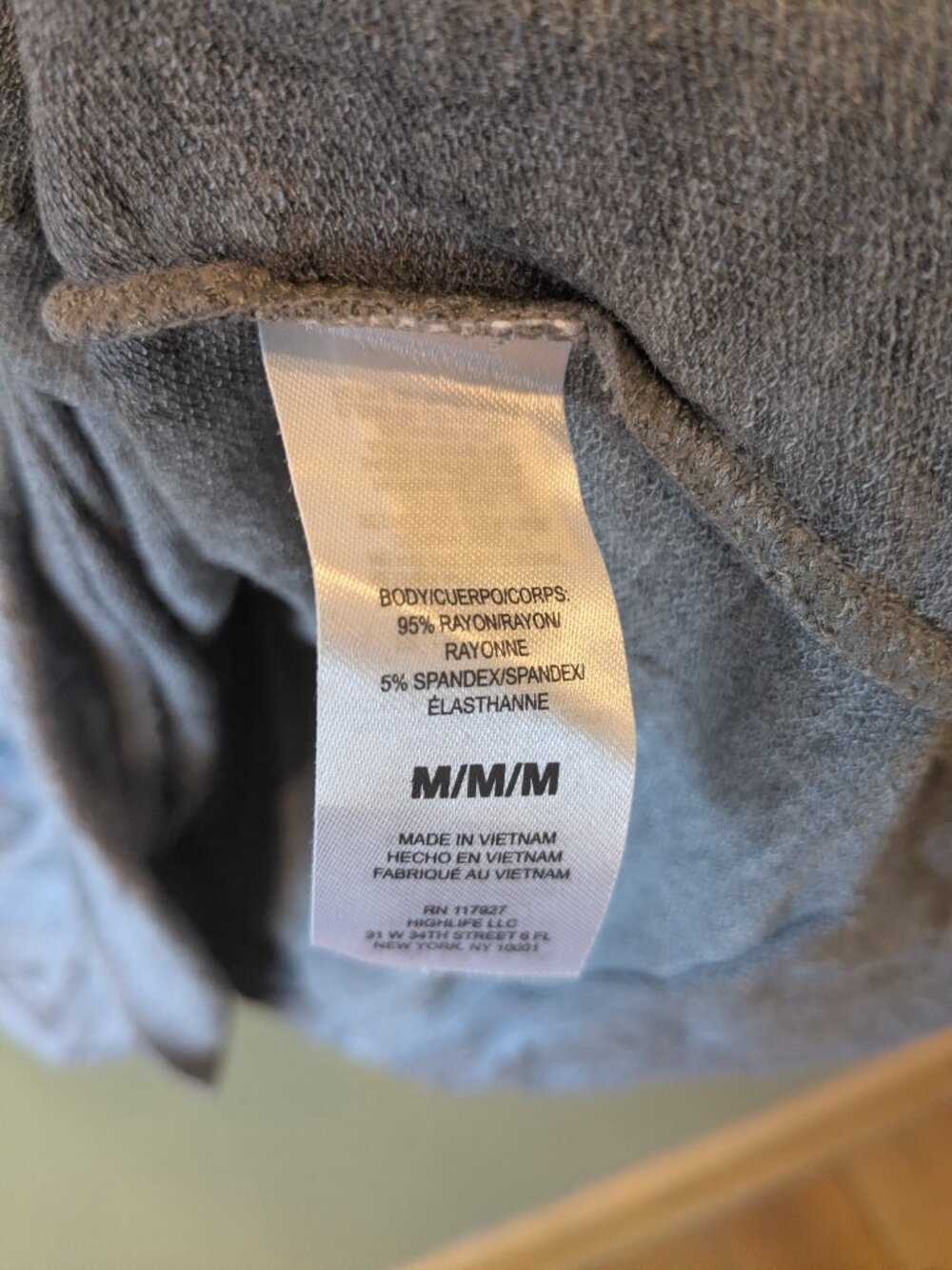 Gaiam Street to Studio Hooded Short Sleeve Dress Med Gray Sporty Athleisure NWT - Picture 6 of 9